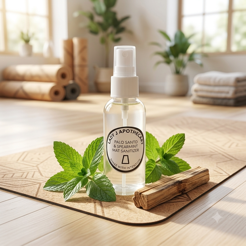 Desinfectante aromaterapéutico para esterillas de yoga